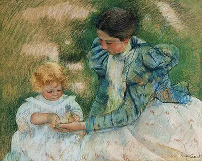 Mother Playing with her Child Mary Cassatt